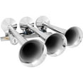 thumbnail image 4 of Vixen Horns Train Horn Kit for Trucks/Car/Semi. Complete Onboard System- 200psi Air Compressor, 3 Gallon Tank, 3 Trumpets. Super Loud dB. Fits Vehicles like Pickup/Jeep/RV/SUV 12v VXO8330/3118, 4 of 10