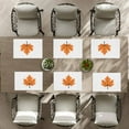 thumbnail image 5 of Autumn Decor Placemats Decoration for Restaurant Table Non-Slip Maple Nature Cute Place Mats Washable Durable Heat-Resistant Placemat Set Of 6 17.7x13inch, 5 of 5