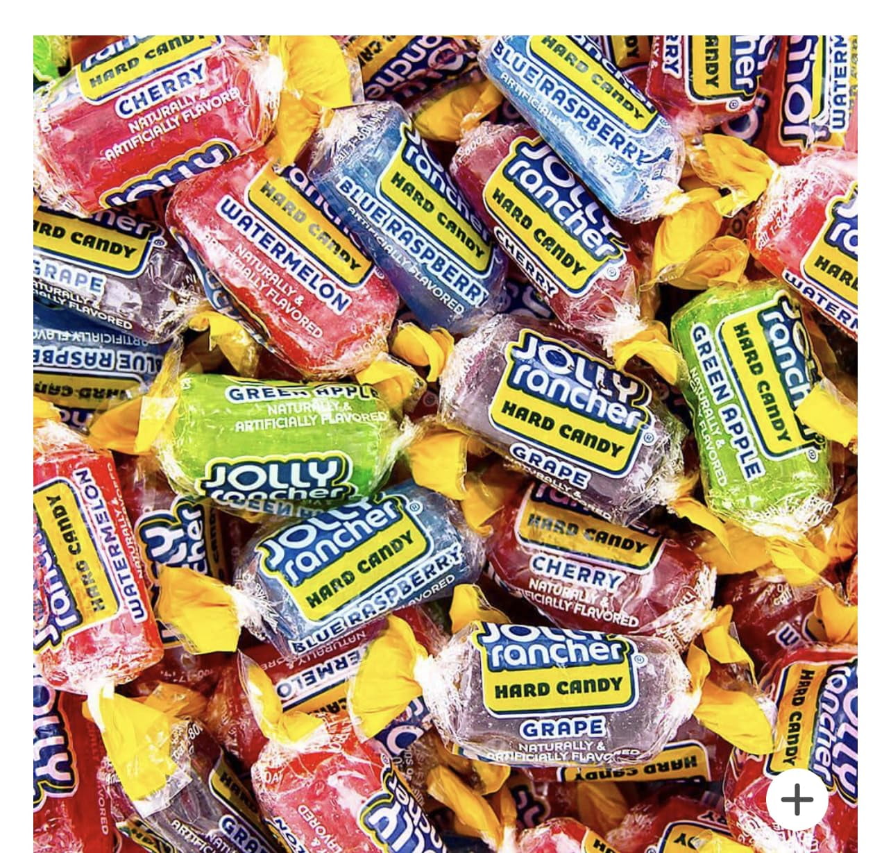 CLASSIC ORIGINAL JOLLY RANCHER HARD CANDY | 3 LBS Bag Of JOLLY RANCHER Assorted Hard Candy With Watermelon, Green , Cherry, Grape And Blue Raspberry Fruit Flavors | Include Sameday Shippers Brand