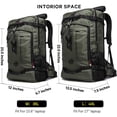 thumbnail image 3 of Mochila KAKA Travel convertible de 40 litros para portátil de 17,3 pulgadas, 3 of 6