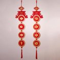 thumbnail image 5 of Holloyiver Chinese New Year Decorations, Spring Festival Door Pendant, Chinese Hanging Ornament with Tassel, Decoration for New Year Spring Festival Home Office Decorations, 5 of 8