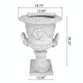 thumbnail image 2 of Elegant Antique White MGO Garden Urn Planter - Large Outdoor Planter for Porch & Patio, 2 of 9