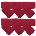 thumbnail image 6 of COUVER Cotton Terry Sports Wristbands, 1 Inch, 3 Pairs, Solid Hot Pink, 6 of 7