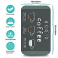 thumbnail image 5 of Professional-Grade 19.5x12in Coffee Bar Mat Super Absorbent, Anti-Slip Silicone - Perfect Coffee Drying Mat for Kitchen Counters, Coffee Pots, Espresso Machines, 5 of 7