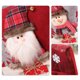 thumbnail image 5 of Funda navideña para silla de muñecas de dibujos animados tridimensionales de piel sintética Fundas para mesa y sillas de Papá NoelMaterial: tela de piel sintética, ppCotton (funda para silla para pers, 5 of 10