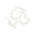 thumbnail image 2 of YOHAVEN Champagne White Artificial Christmas Leaf Branches Faux Vines Holiday Decorations for Tree Wreath Garland Home Seasonal Decor Indoor Outdoor Xmas Party Decor, 2 of 6