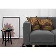 thumbnail image 3 of Ambesonne Gothic Throw Pillow Cover 2 Pack, Secret Passage Medieval, 20", Brown and Red, 3 of 5