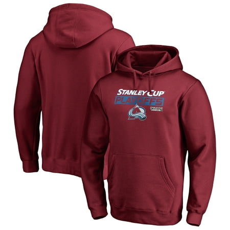 Colorado Avalanche Fanatics Branded 2019 Stanley Cup Playoffs Bound Body Checking Pullover Hoodie -