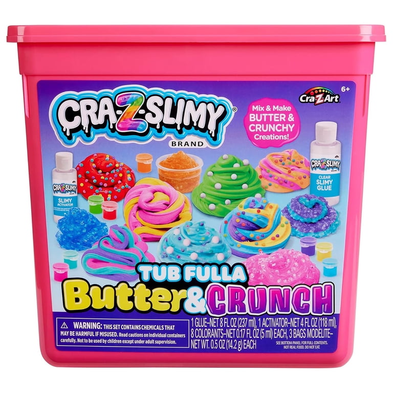 Smily Slayers ナヲトスズキ ガバ セット Cra-Z-Art: Cra-Z Slimy - Tub Fulla Butter & Crunch - DIY All-In-1