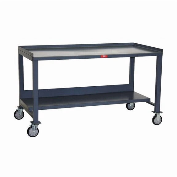 Workbench, Steel, 60 in W, 35 in to 39 in Height, 1,400 lb, Straight MW460P505GP