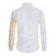 thumbnail image 3 of Camisa De Hombre De Manga Larga Con Estampado Dorado, 3 of 6