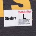 thumbnail image 4 of Men's Mitchell & Ness  White Pittsburgh Steelers Team Burst Vintage Logo T-Shirt, 4 of 4