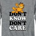 thumbnail image 3 of Garfield - Don't Know Don't Care - Toddler And Youth Long Sleeve Graphic T-Shirt, 3 of 5