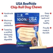 Pet Factory Beefhide Chip Rolls Natural Flavor - 5, 22 Count