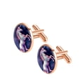 thumbnail image 2 of Unicorn Men Cufflink Set for Business Attire, Made of Stainless Steel, Ideal for Formal Occasions, 2 of 6