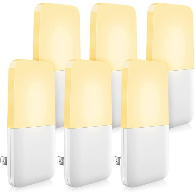 Luz nocturna enchufable, luces nocturnas LED de color blanco cálido con sensor inteligente de atardecer a amanecer para , guardería, ideal para dormitorio, baño, pasillo, escaleras,
