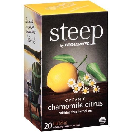 Bigelow Chamomile Citrus Herbal Tea Herbal Tea, Decaffeinated - Chamomile Citrus - 1 oz - 120 Teabag - GMO Free - Kosher - Organic - 20 / Box
