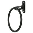 thumbnail image 3 of Oubit Porte-Serviettes Design Moderne Noir Anneau Porte-Serviettes Fiabilité Ultime, 3 of 9