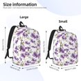 thumbnail image 3 of Yiaed Orchids Flowers Print Backpack, Premium Laptop Backpack, Travel Backpack for Women, Lightweight Backpacks, Comfortable Back Pack-Medium, 3 of 5