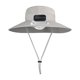 thumbnail image 1 of Sombrero de protección solar para niños con ventilador solar, sombrero de viaje de verano, ala ancha multiusos Gris claro, 1 of 9