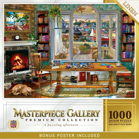 MasterPieces 1000 Piece Jigsaw Puzzle - A Puzzling Afternoon - 26.8"x19.3"