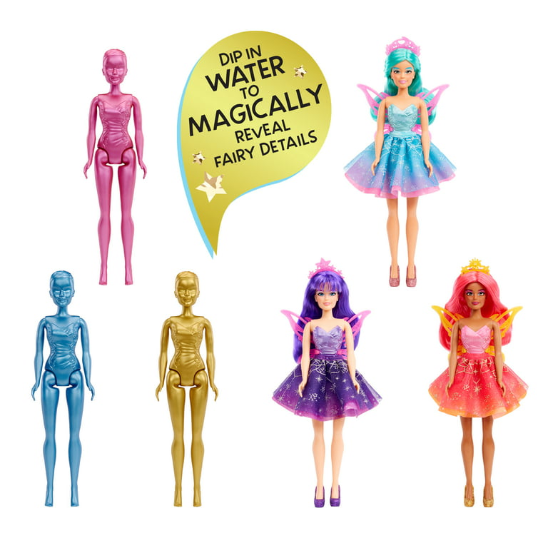 MGA's Dream Ella Color Change Surprise Fairies Celestial Series Doll -  DreamElla, Moon Inspired Fashion Doll Fairy with Iridescent Sparkly Wings, 