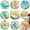 BD019, variant on DIY Diamond Dot Mandala Coaster Making Supplies, Colorful Rhinestone Inlaid Round Coaster Set with Holder, Adult Handicraft Art Kit for Home Table Decor & Relaxation Craft Project
