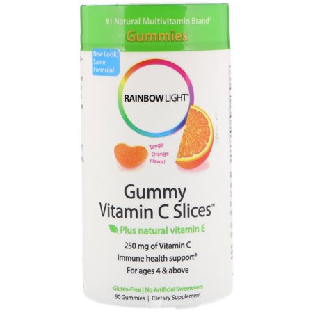 (2 Pack) Rainbow Light Vitamin C Slices Gummies 90 Chew