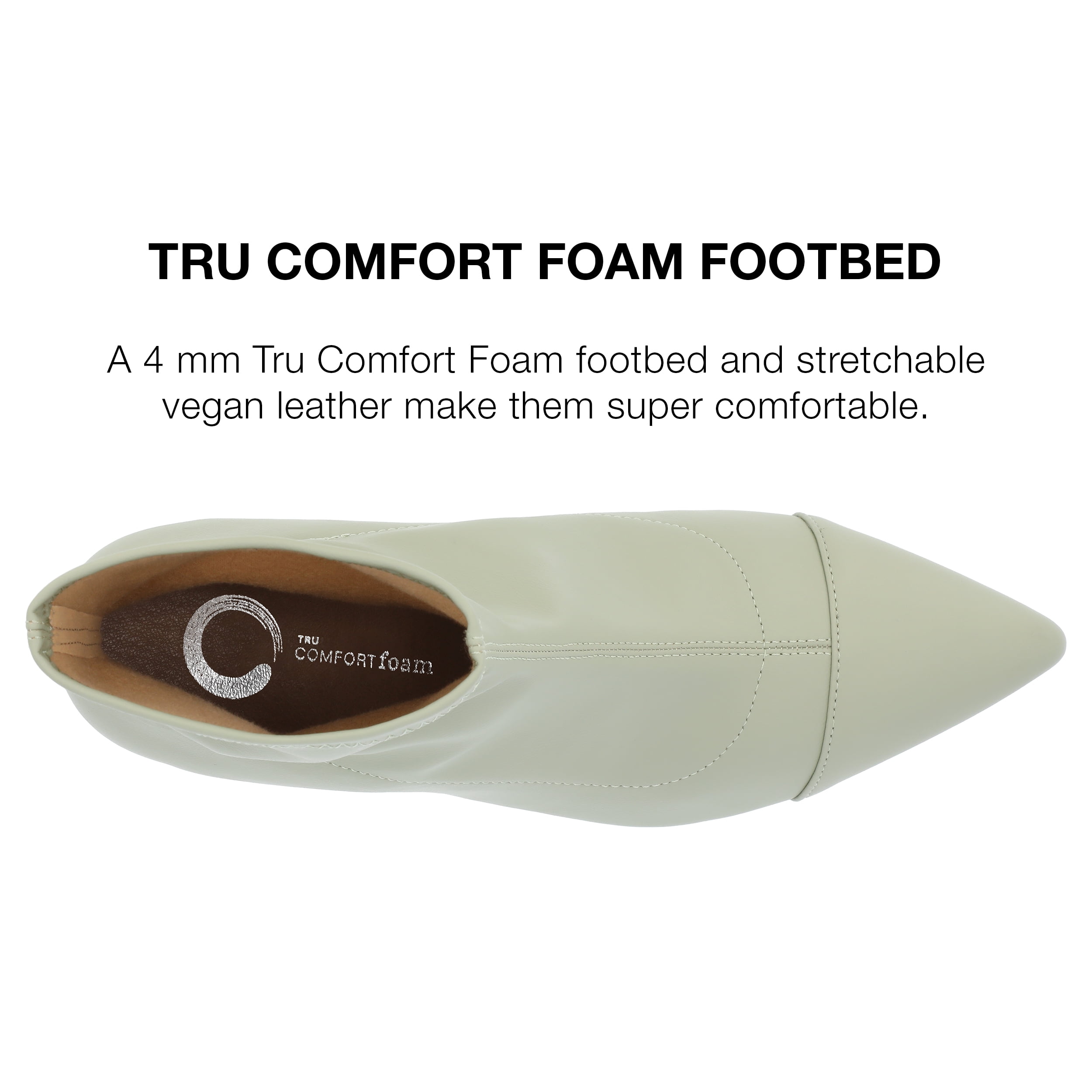 Journee Collection Womens Jadde Tru Comfort Foam Pull On Kitten Heel Bootie