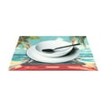 thumbnail image 3 of Ryvnso Placemats Set of 4 Seaside Car Dining Mats Heat-Resistant Non-Slip Washable Table Mat, 3 of 8