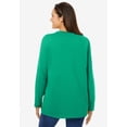 thumbnail image 2 of Woman Within Plus Size Perfect Long-Sleeve Crewneck Tee (Petite Available), 2 of 6