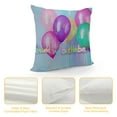 thumbnail image 4 of Wuche Happy Birthday Pillow Covers Colorful Balloons Decorative Throw Pillow Covers When A Child was Born Happy Birthday Cushion Covers for Sofa Couch, 4 of 5