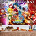 thumbnail image 3 of Beyblade Party Decor Supplies Decorations Cake Topper Background Banner Backdrop, 3 of 5