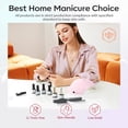 thumbnail image 4 of modelones Cat Eye Gel Nail Polish Set, 6 Colors Holographic 9D Cat Eye Glitter Gel Polish Black Red Purple Blue Silver Brown Nail Gel Polish with Magnet Soak Off Led Mani Nail Art Gel DIY Salon Gift, 4 of 9