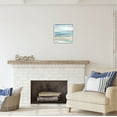 thumbnail image 2 of Stupell Industries Nautical Beach Shore Abstraction Coastal Painting White Framed Art Print Wall Art, 2 of 7