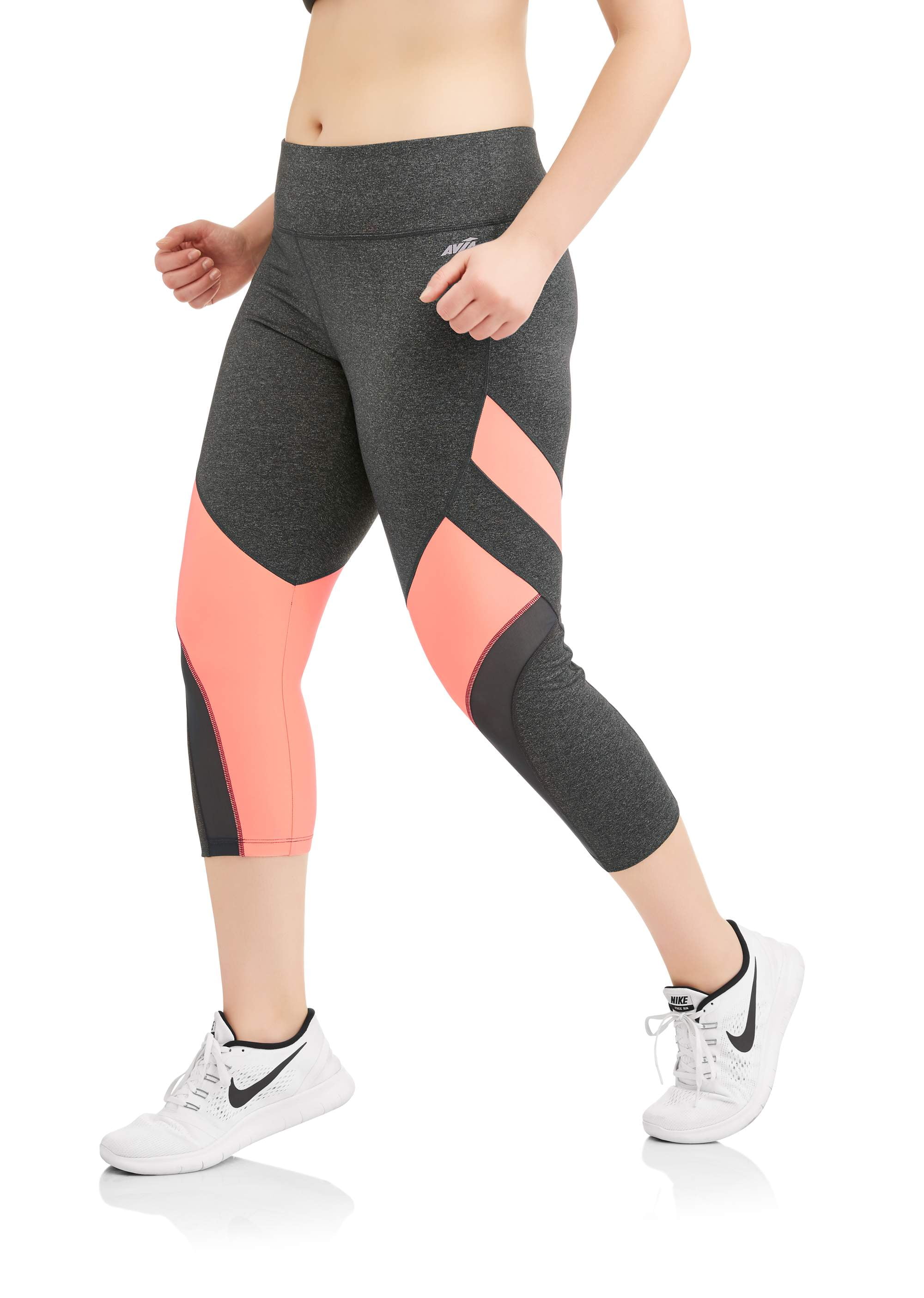 Avia Women's Plus Size Active Higher Ground Performance 22 Capri