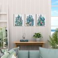 thumbnail image 6 of Succulent Wall Decor Boho Wall Art for Room Southwestern Decor Plant Canvas Kitchen Pictures Cactus Bathroom Decor Tropical Botanical Posters Cacti Flower Painting Home Decorations 12x16" 3 Pcs, 6 of 6