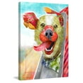 thumbnail image 7 of Breezy Dog II Painting Print on Wrapped Canvas, 7 of 7