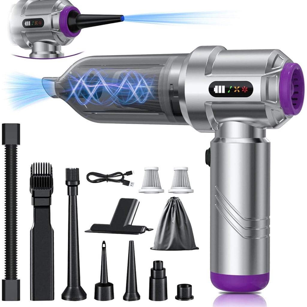 High Suction 18000Pa Car Vacuum Cleaner One Touch Dust Emptying Fast Charging
