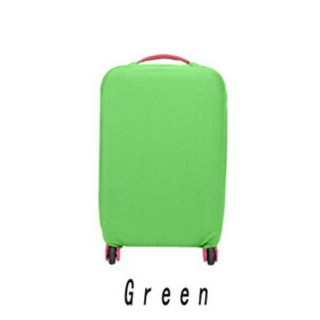 Housse de Protection pour Valise de Voyage, Valise à Roulettes, Housse Antipoussière pour Bagage de Voyage, Accessoires de Voyage, s'Applique (Housse Seulement) Vert P