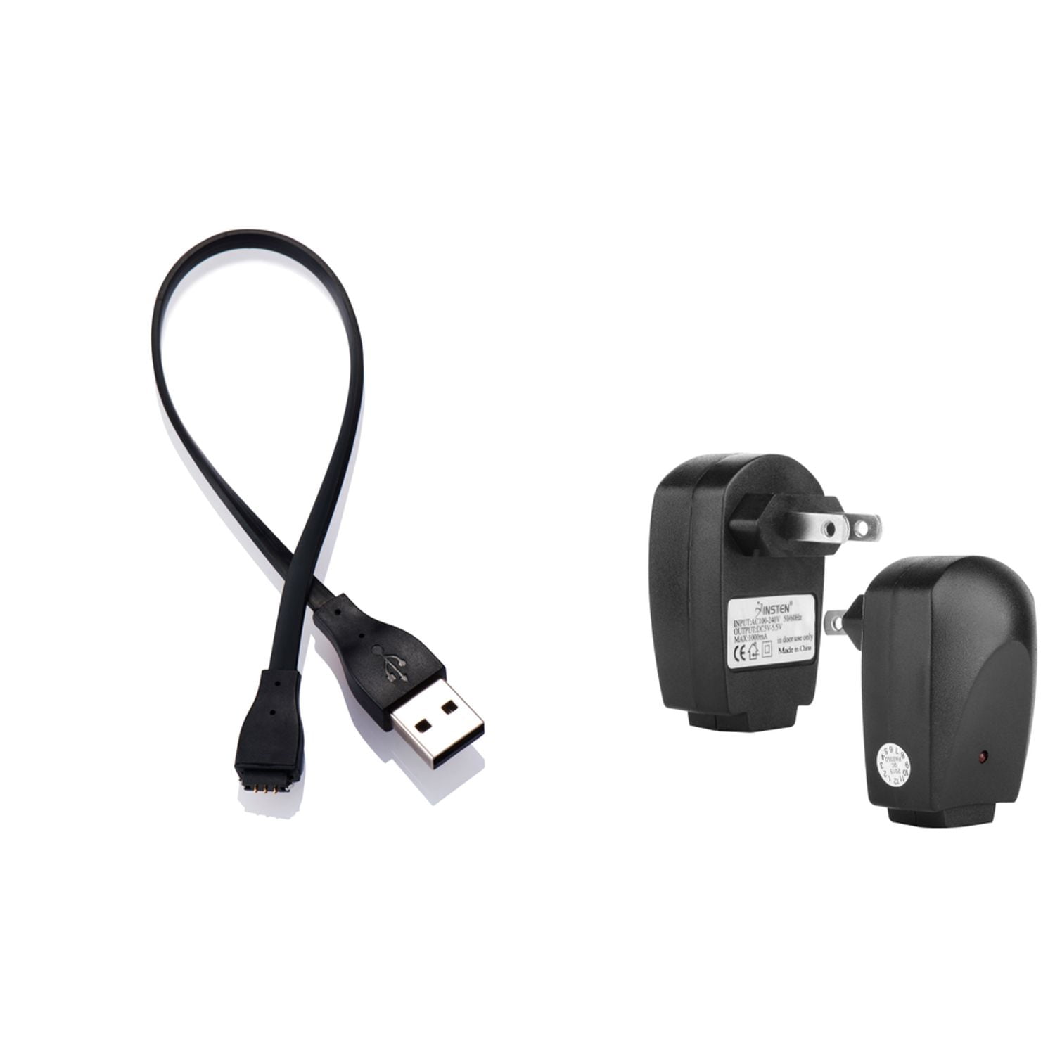 Insten 2in1 Kit Replacement USB Charging Cable Cord + AC Wall Travel