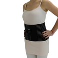 thumbnail image 4 of ITA-MED Women's Abdominal & Back Support Binder/Wrap, Post-Partum, C-section and Surgery Recovery, Body-Shaping Effect, Provides Excellent Support, Made In USA, Black, XX-Large, 4 of 5