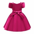 thumbnail image 4 of MZXELPRJD Long Red Dress 3 Year Old Dress Up for Girls Classy Funeral Outfit Wedding Guest Dress Long Sleeve 7 Year Girl Gifts Kids Clothes Girls Gifts for Her Under 25 Dollars 10 Dollar, 4 of 7