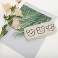 thumbnail image 5 of Estuche para gafas portátil Unique Bargains 1 Pc 6.38"x2.68"x1.5" Beige, 5 of 5