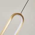 thumbnail image 1 of Lámpara colgante minimalista Luces de araña de noche de dormitorio nórdico (blanco dorado) JShteea  Para estrenar, 1 of 9
