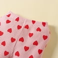 thumbnail image 5 of LUOGENLI Girl Summer Outfits Size 8 4th of July Toddler Girls Valentine's Day Winter Long Sleeve Prints Tops Pants Belt Outfits Clothes Set Girls Summer Outfits White 3-4 Years, 5 of 6
