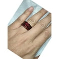 thumbnail image 7 of Matching Rings Couple Rings Red 1CT CZ 10kt Black Gold Plated Women Wedding Ring Sets, 7 of 7