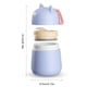 thumbnail image 5 of Recipiente térmico para sopa de 450 ml con cuchara plegable para gachas y comidas para llevar, a prueba de fugas, color azul, 5 of 8