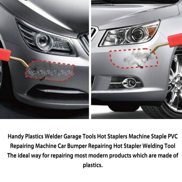 50W Plastic Welding Machine Car Bumper Repair Kit,6Types 800 Staples  Plastic Wel