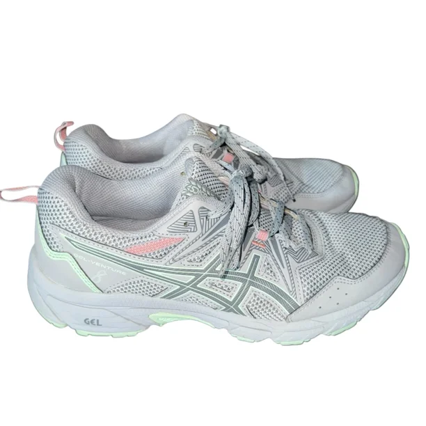 ASICS Gel Venture 8 Athletic Trail Women’s Size 9.5 Grey/Green 1012B230